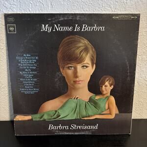 Barbra Streisand My Name Is Barbra Vinyl LP Record Album 1965 Mono Columbia